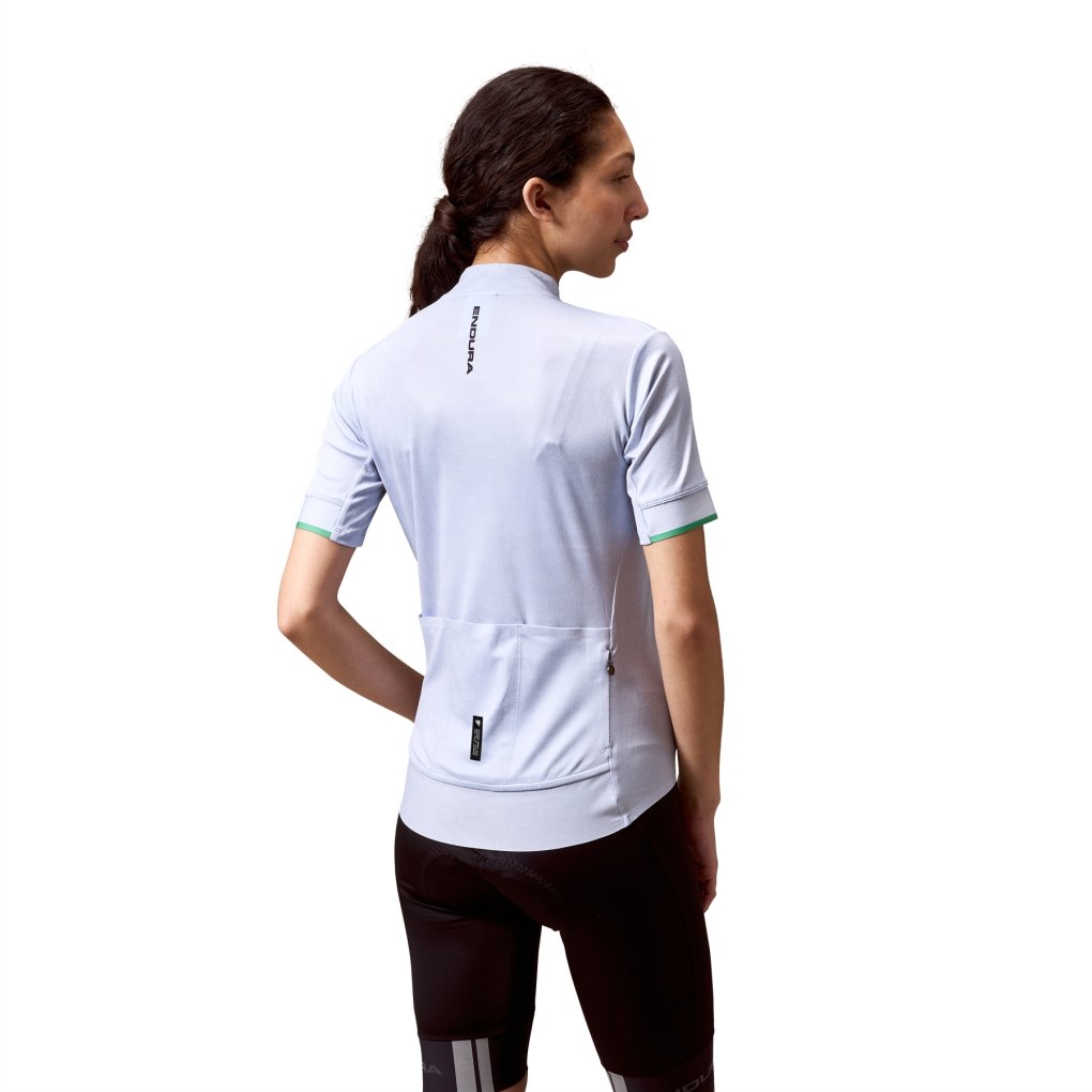 Endura FS260 Print Short Sleeve Jersey Women - standard fit - aero blue