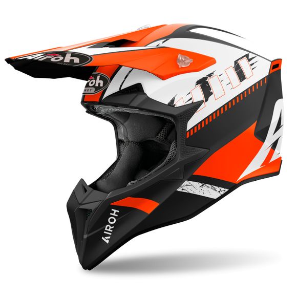 Casque cross Airoh WRAAAP - FEEL 2024 - OrangeRef : AR1381