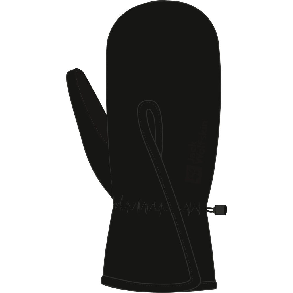 Jack Wolfskin Easy Entry Mitten Kids - black - 2023