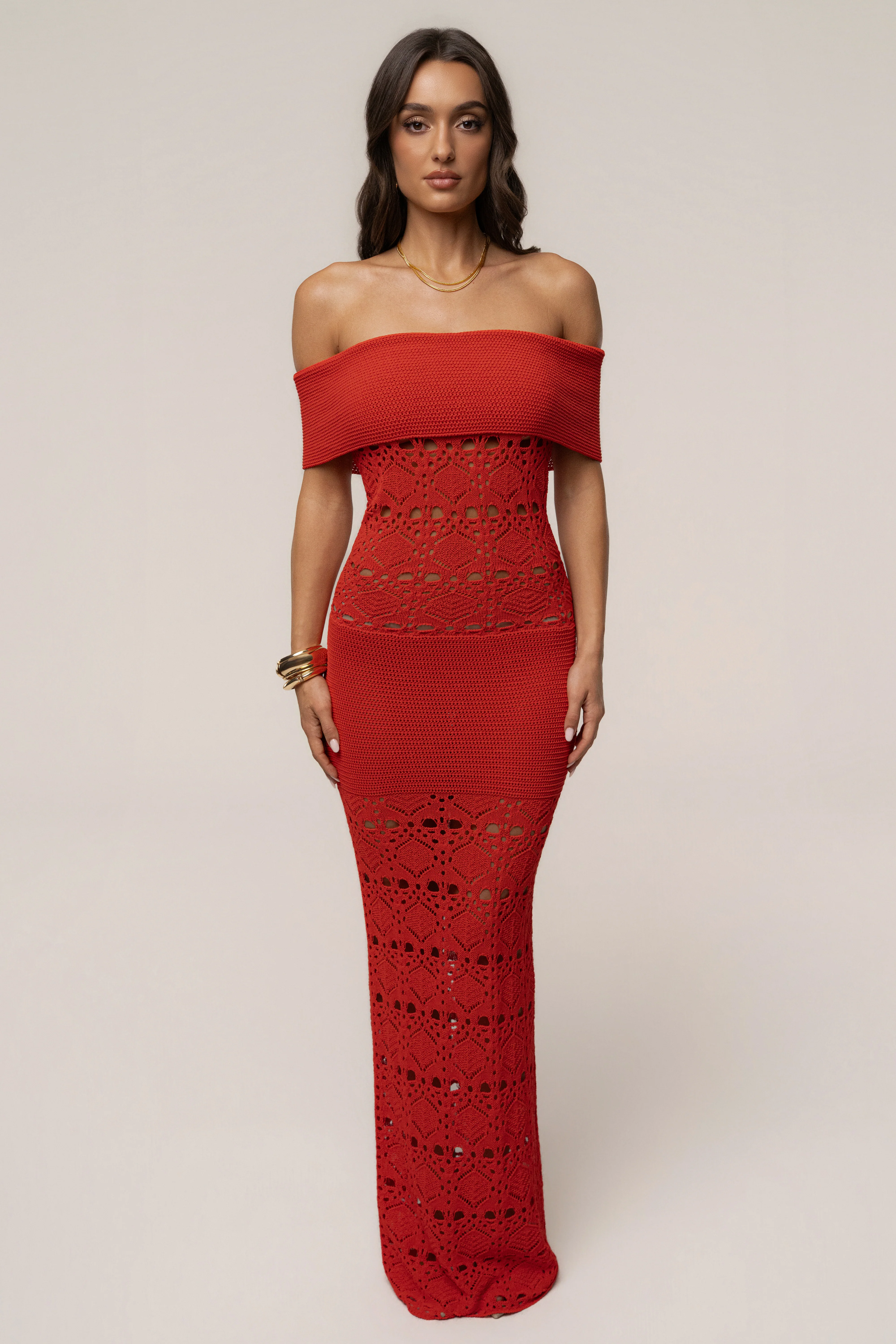 Red Resort Nights Maxi Dress