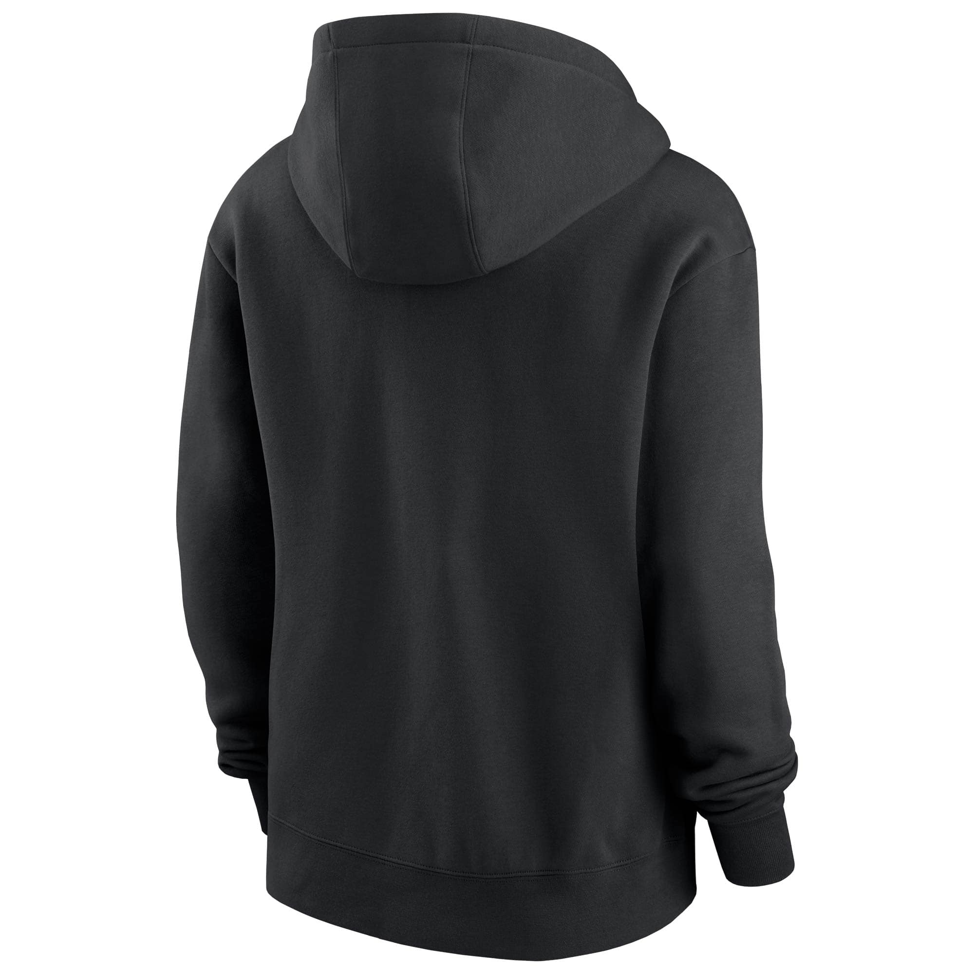 Las Vegas Raiders Wordmark Nike Club NFL Hoodie Black (WOMEN'S)