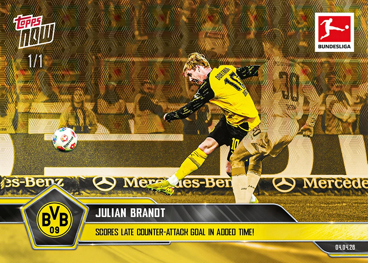Julian Brandt - 2025-26 Bundesliga Topps NOW® - Card 158 - PR: 263