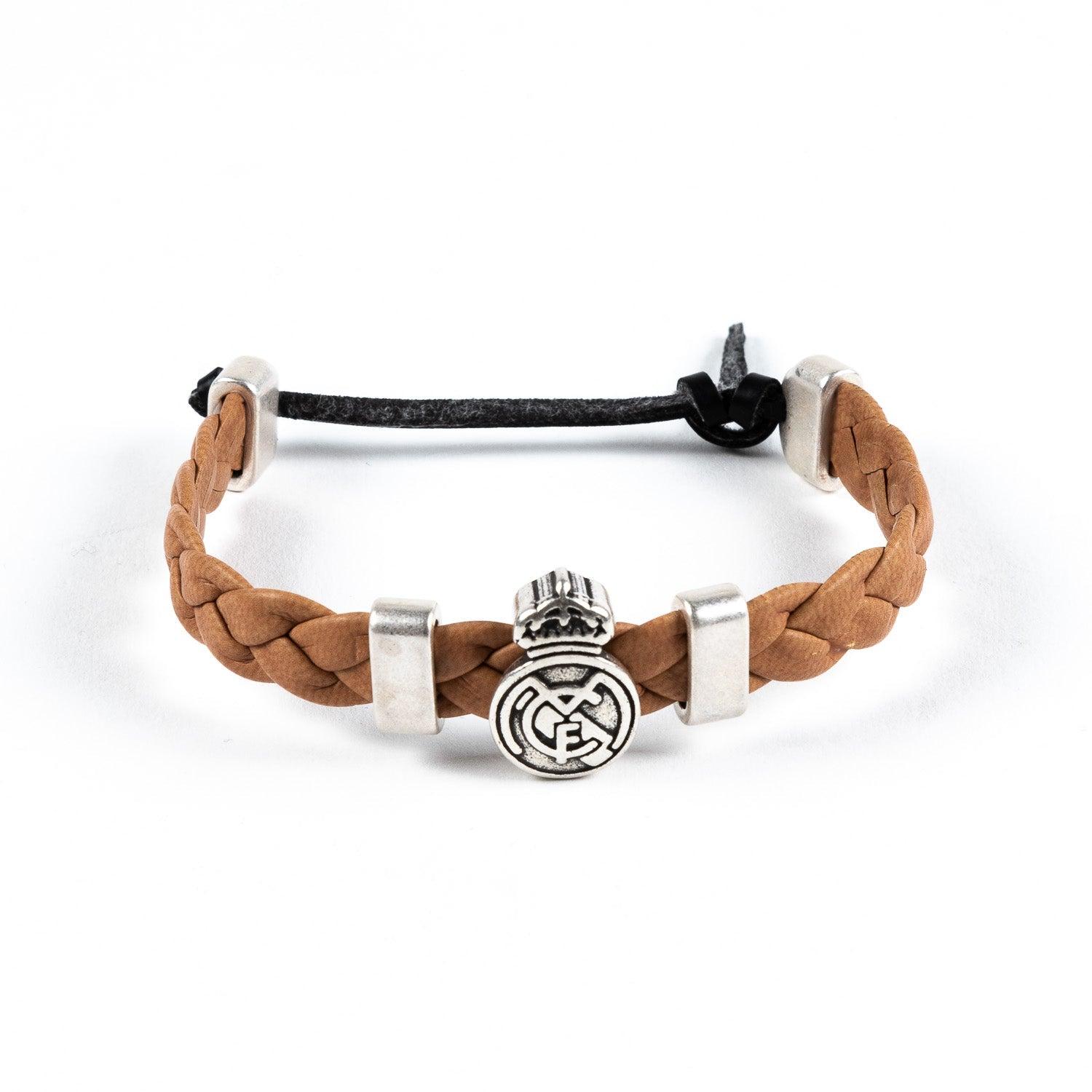 Real Madrid Braided Bracelet Brown