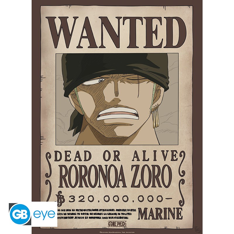 ONE PIECE Set 2 Chibi Posters Wanted Zoro & Sanji (52x38cm)