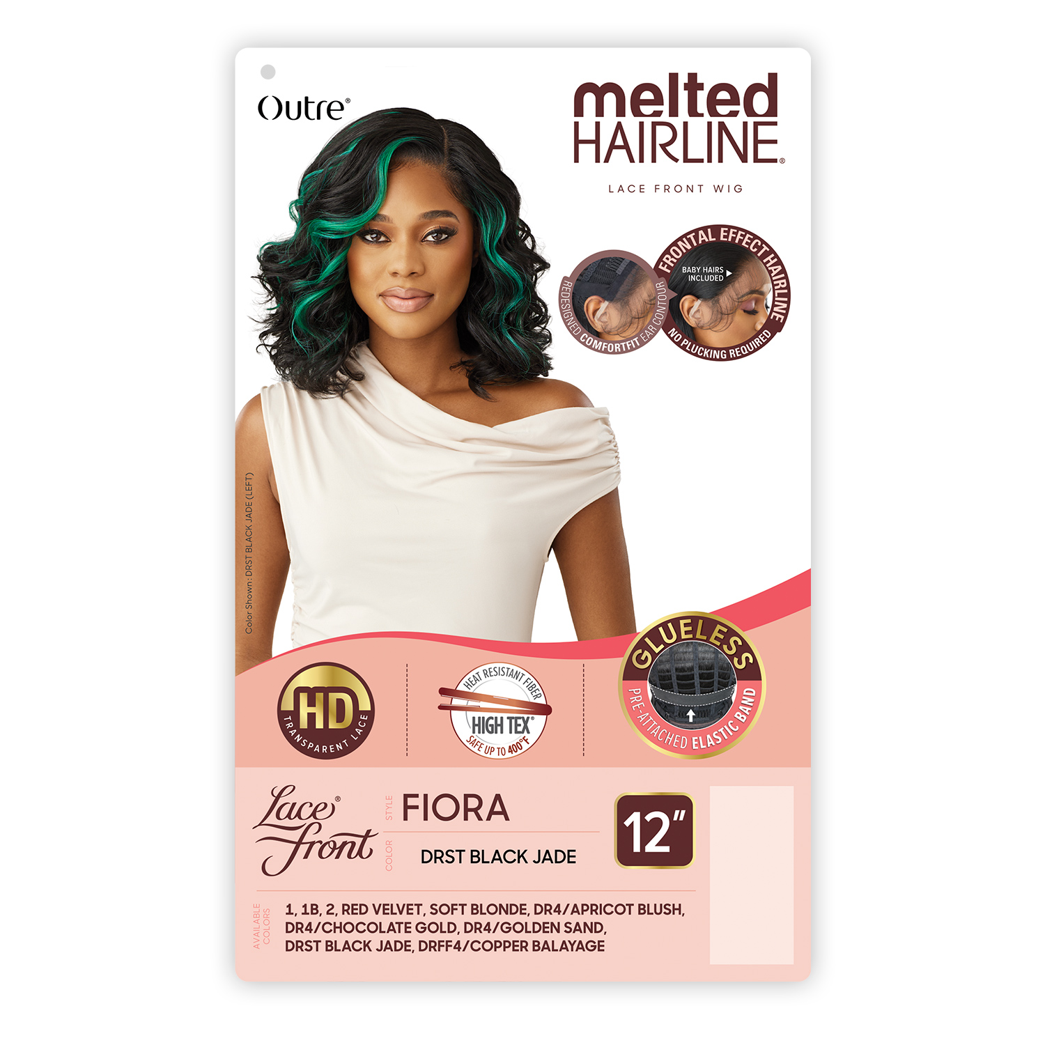 Outre HD Lace Front Wig Melted Hairline Glueless Fiora