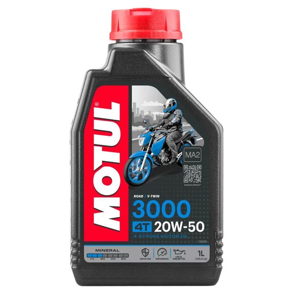 Motul 3000 20W50 1L Universal engine oilRef: MOT0145 / 107318
