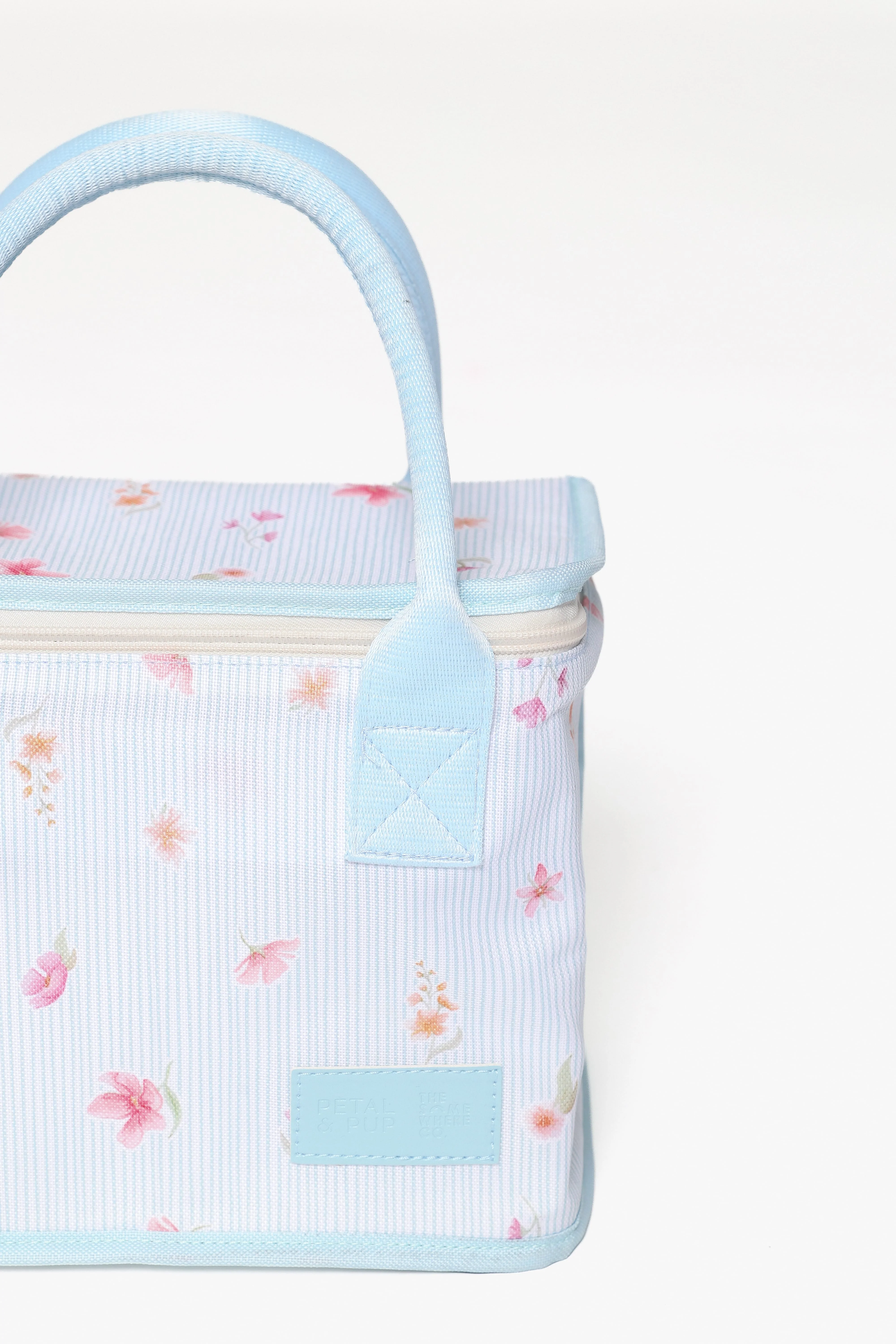 The Graze Lunch Bag - Blue Garden Stripe