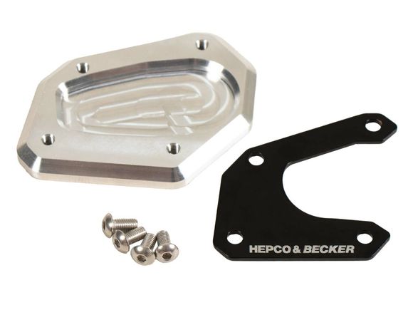Extension de béquille Hepco & Becker latérale - noir/argentKTM 1190 1190 ADVENTURE ABS - 2013 - 2016Ref : HBE02598A / 42117524 00 91