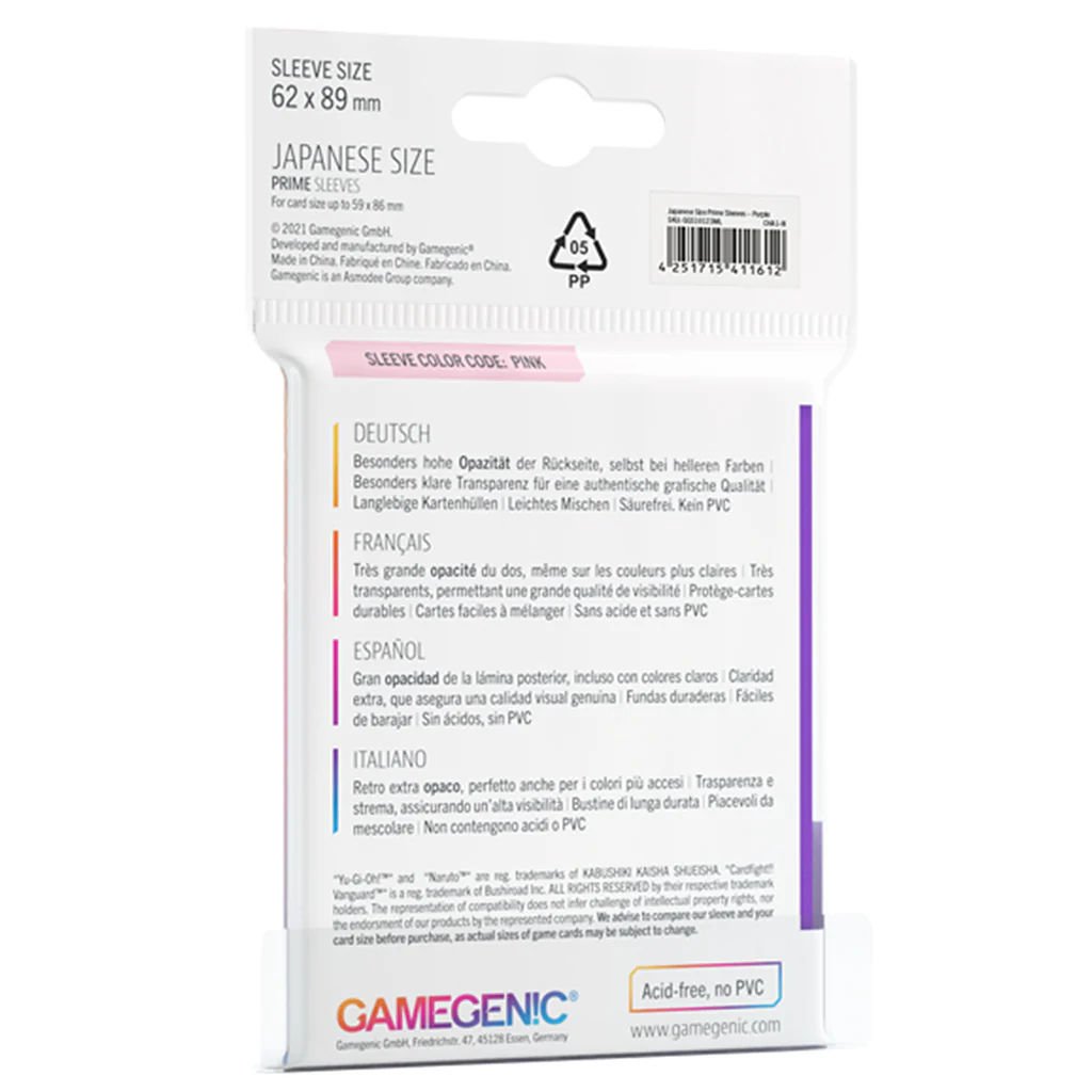 PRIME Japanese Sized Sleeves Purple