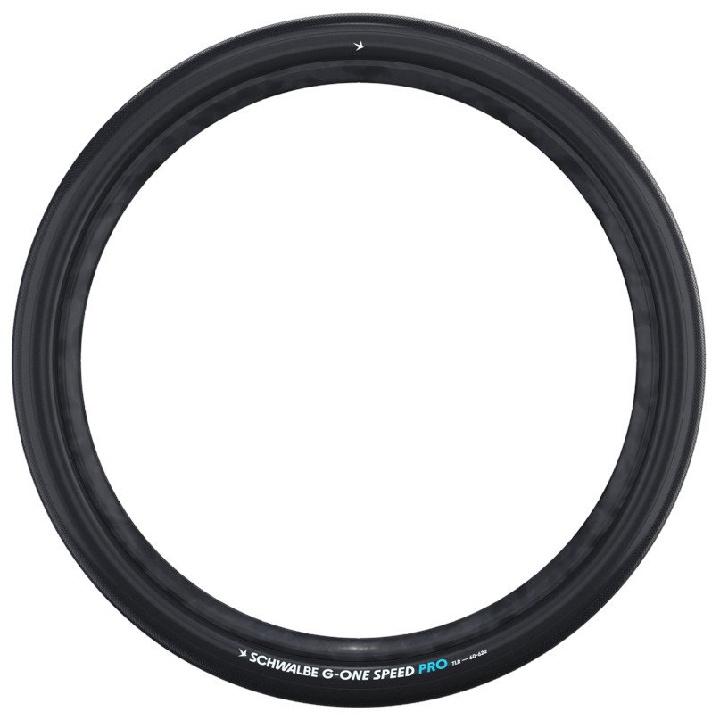 Schwalbe G-One Speed Pro Folding Tire - Evolution | Addix Race | RaceGuard | TLR | E-25 - 60-622 | black
