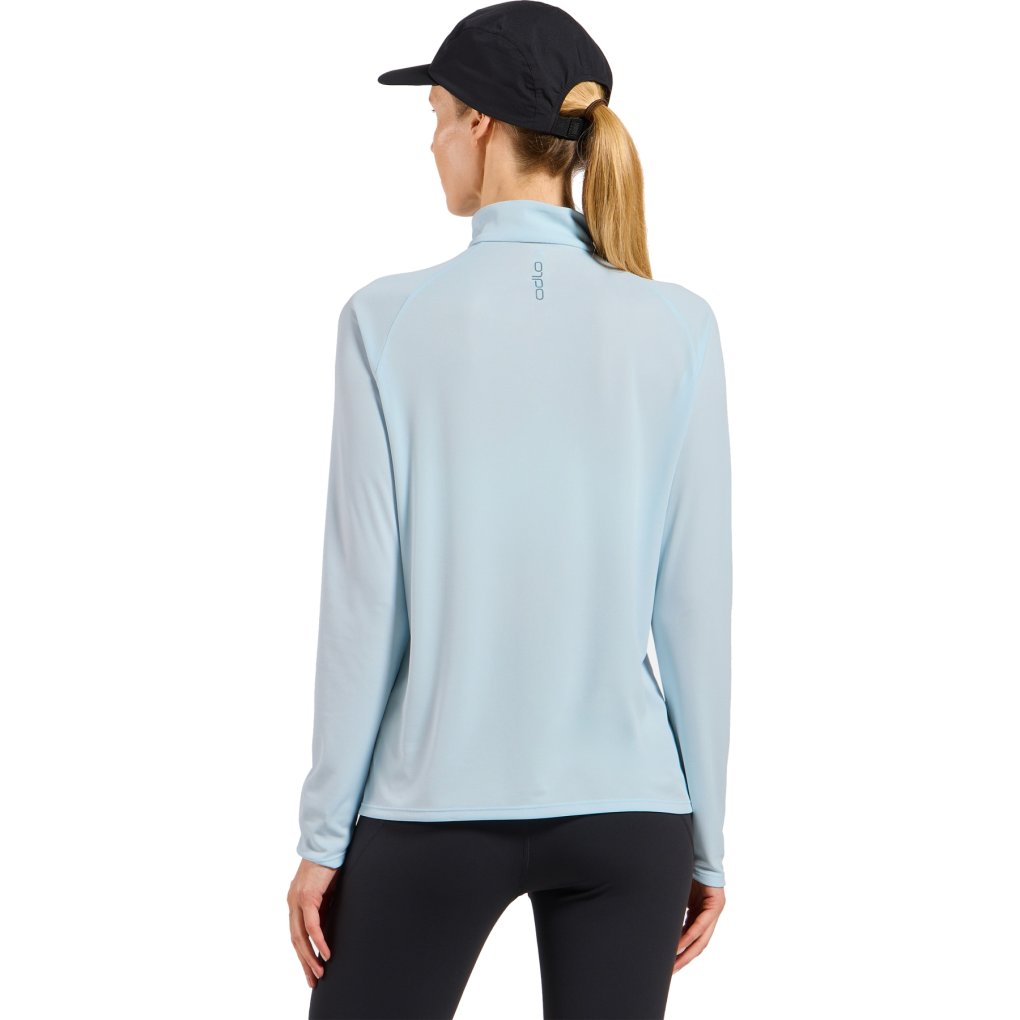 Odlo Essentials Half-Zip Running Mid Layer Women - baby blue
