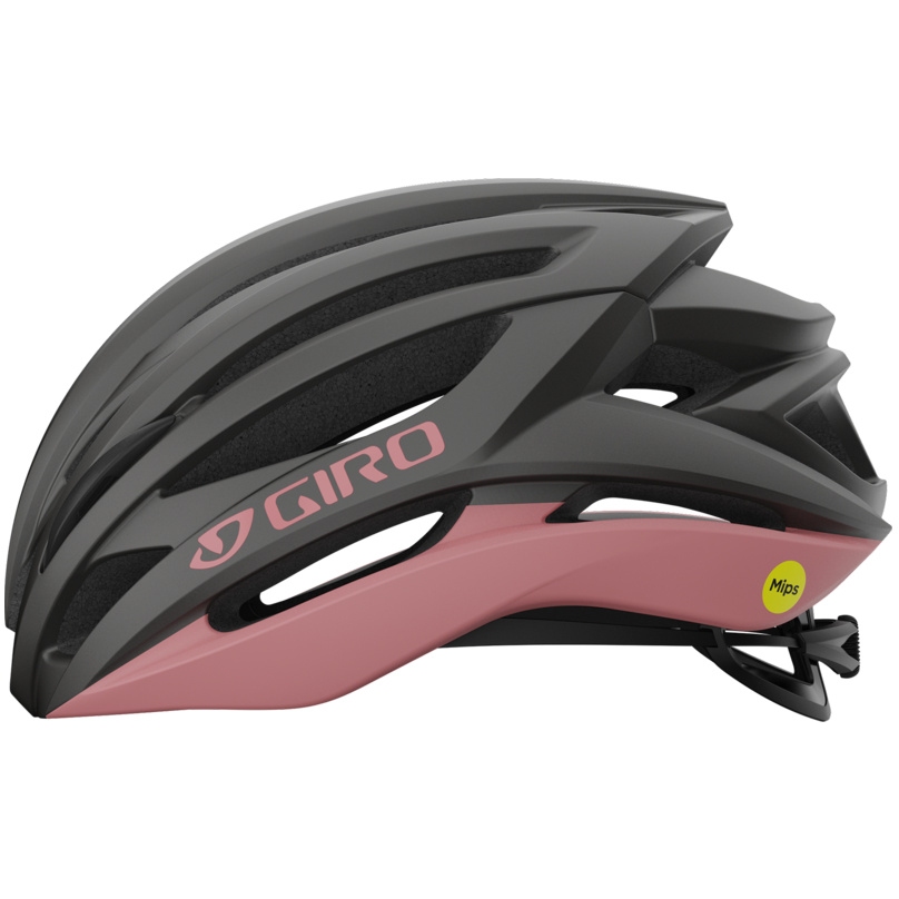 Giro Syntax MIPS Road Helmet - matte metallic coal/dusty rose
