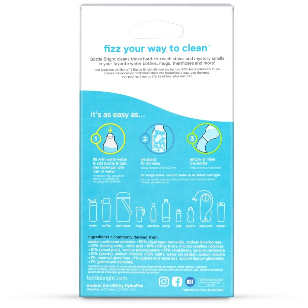 Hydrapak Bottle Bright Cleaning Tablets - 12 Tabs