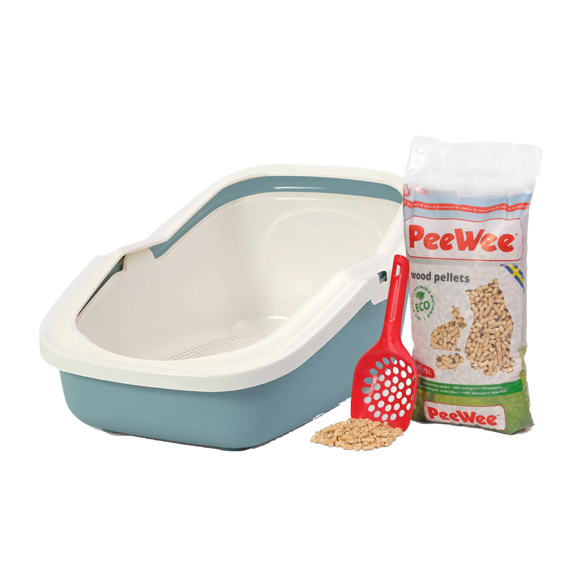 PeeWee EcoMinor - Litter Tray - Starter Pack - Black/Anthracite