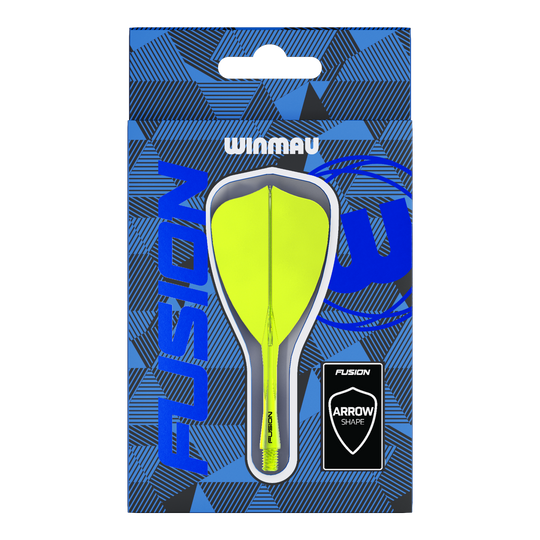 Winmau Fusion Flight Shaft System Arrow Neon Yellow