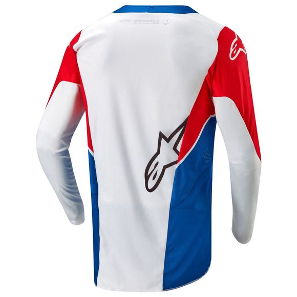 Maillot cross Alpinestars HONDA RACER ICONIC 2024 - Blanc / BleuRef : AP3148