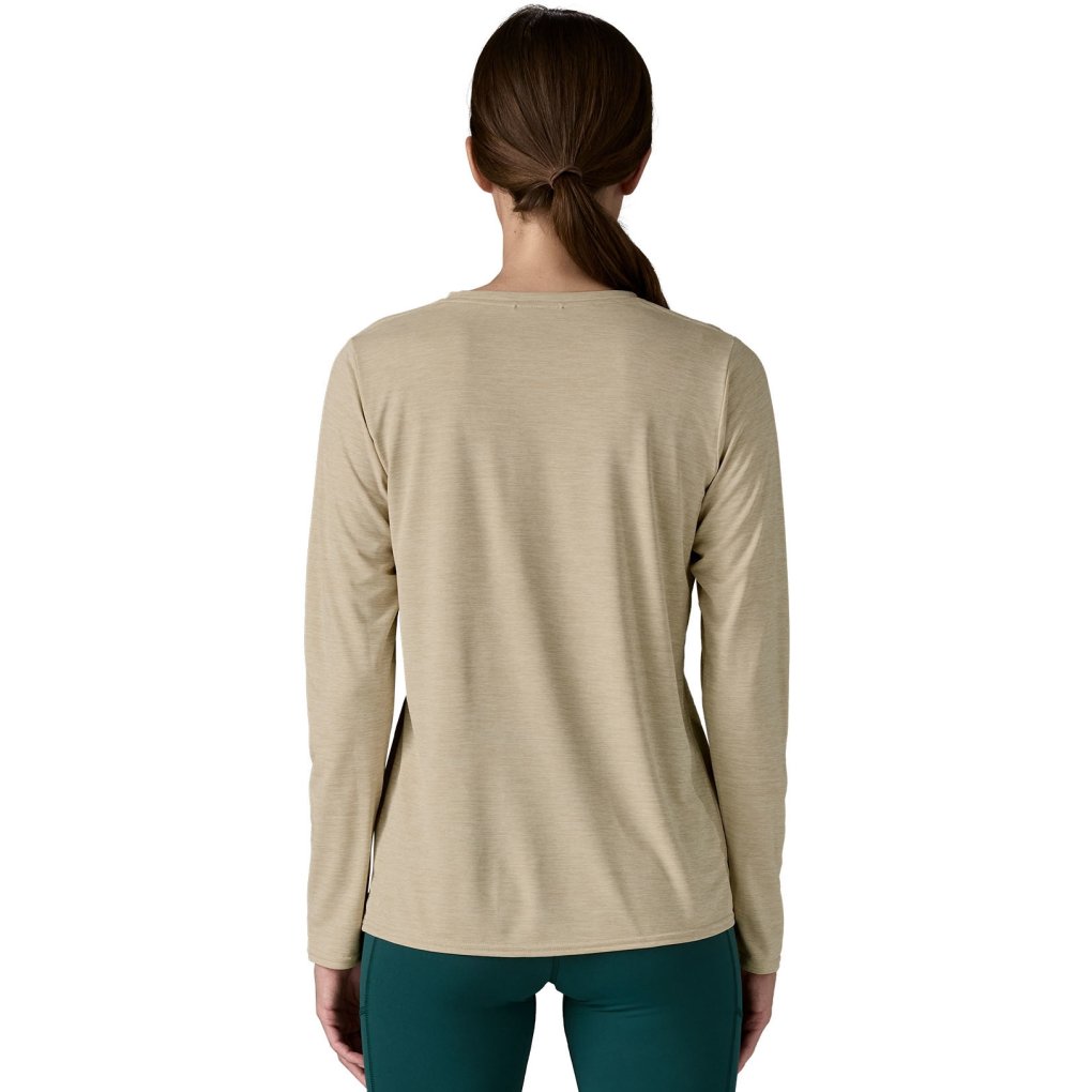 Patagonia Capilene Cool Daily Graphic Longsleeve Shirt Women - Fitz Roy Foliage: Pumice X-Dye
