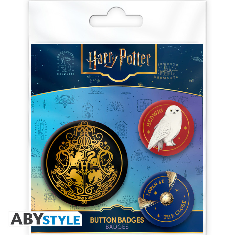 HARRY POTTER Badge Pack Hogwarts