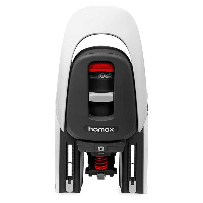 Hamax Caress Child Bike Seat for Carrier Mounting - white/mint