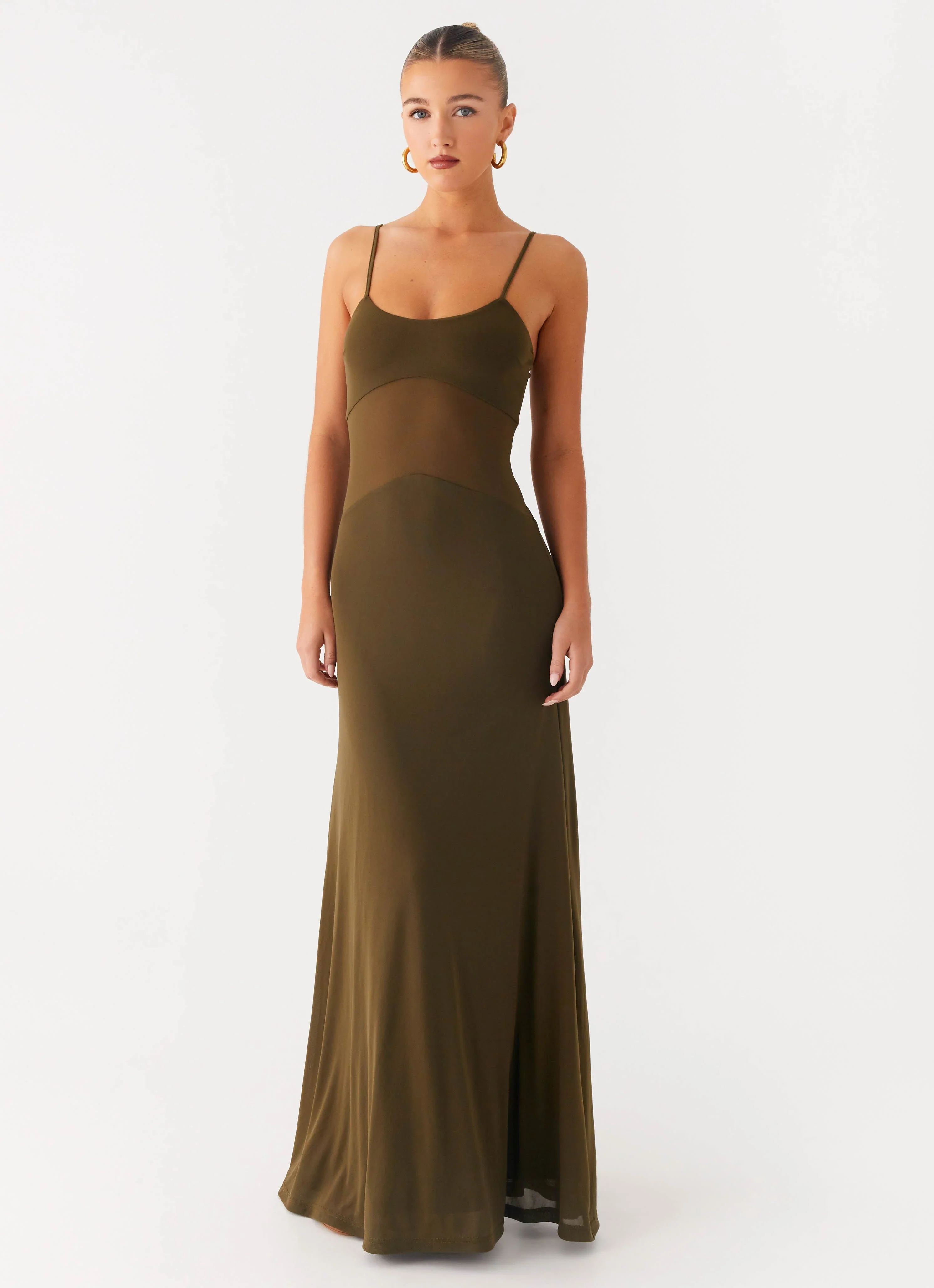 Starfall Maxi Dress - Khaki