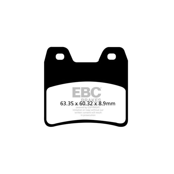 EBC Organic Rear Brake PadsRef: FA348