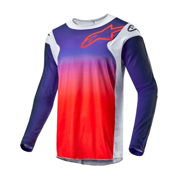 Maillot cross Alpinestars RACER - HOEN 2025 - Gris / OrangeRef : AP12777-LGHOB