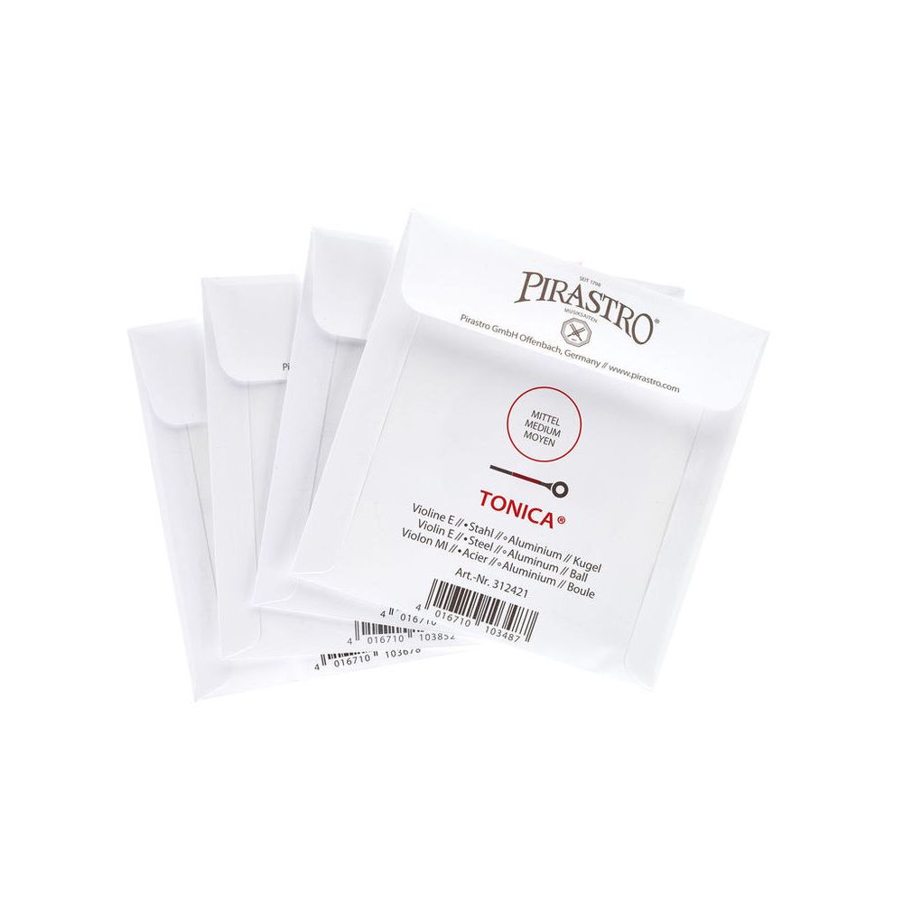 Pirastro Tonica Violin 4/4 Alu med. BTL – Thomann Ireland