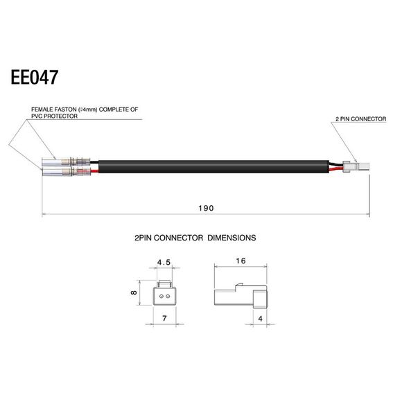 Rizoma Ducati/KTM Resistor Kit for Veloce L Turn Signals and MirrorsRef: rz0145 / ee047h