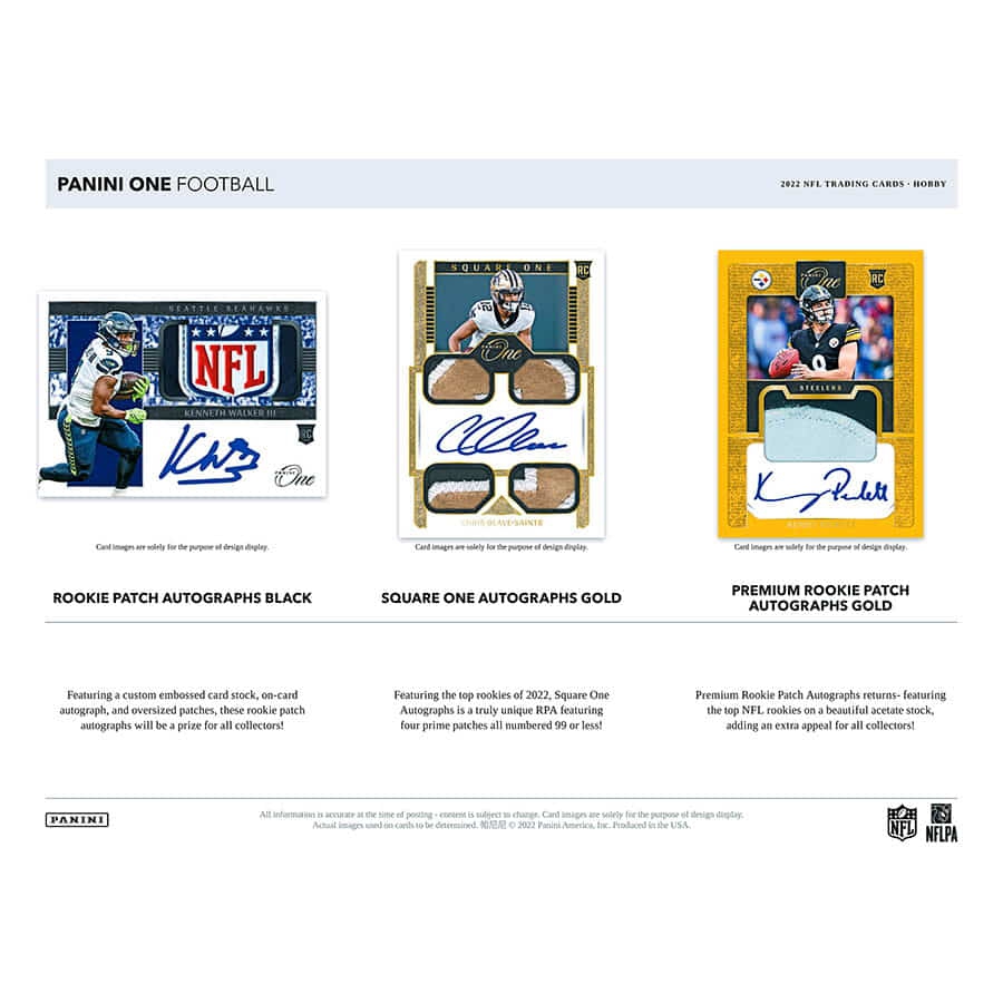 2022 Panini One Football NFL Hobby Box
