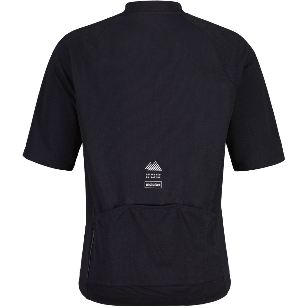 Maloja SpiazzoM. Gravel Jersey Men - deep black 8833