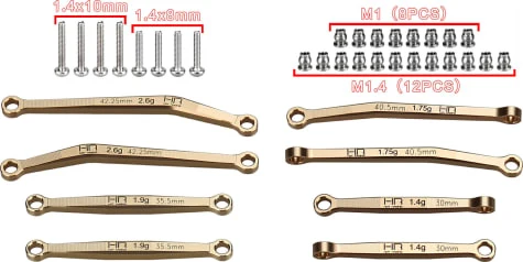 No Flex Upgrade Brass Link Set