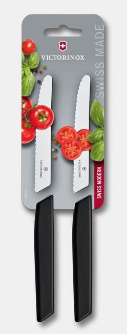 Swiss Modern Tomato and Table Knife Set, 2 pieces, 11 cm