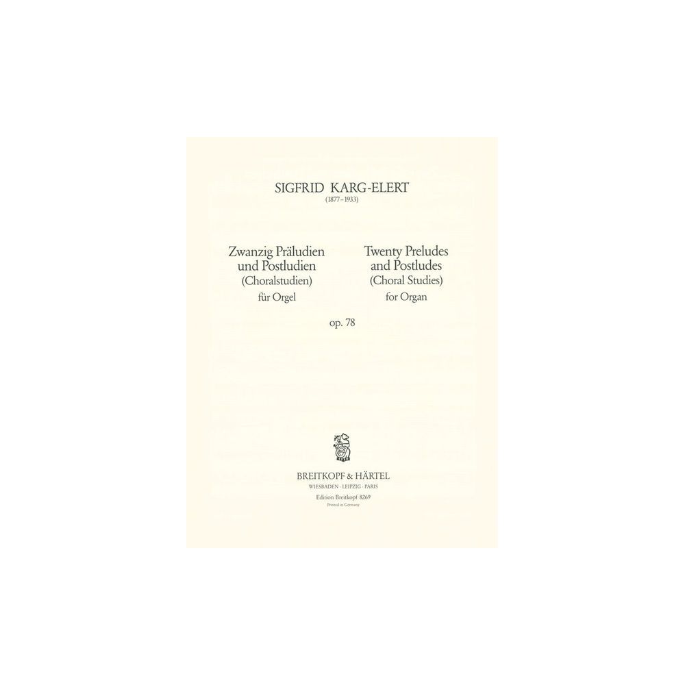 Breitkopf & Härtel Karg