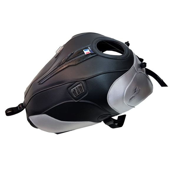 Bagster tank pad Silver/matte black grained/black decoRef: BG0991 / 1726M