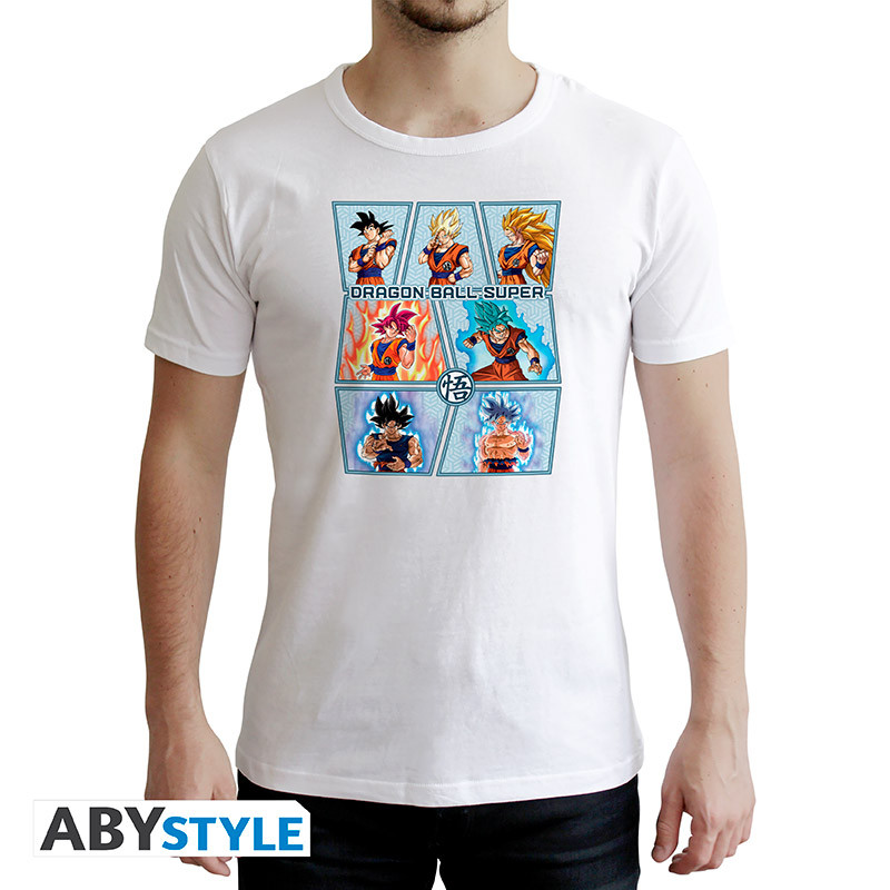 DRAGON BALL SUPER T-shirt Goku's transformations