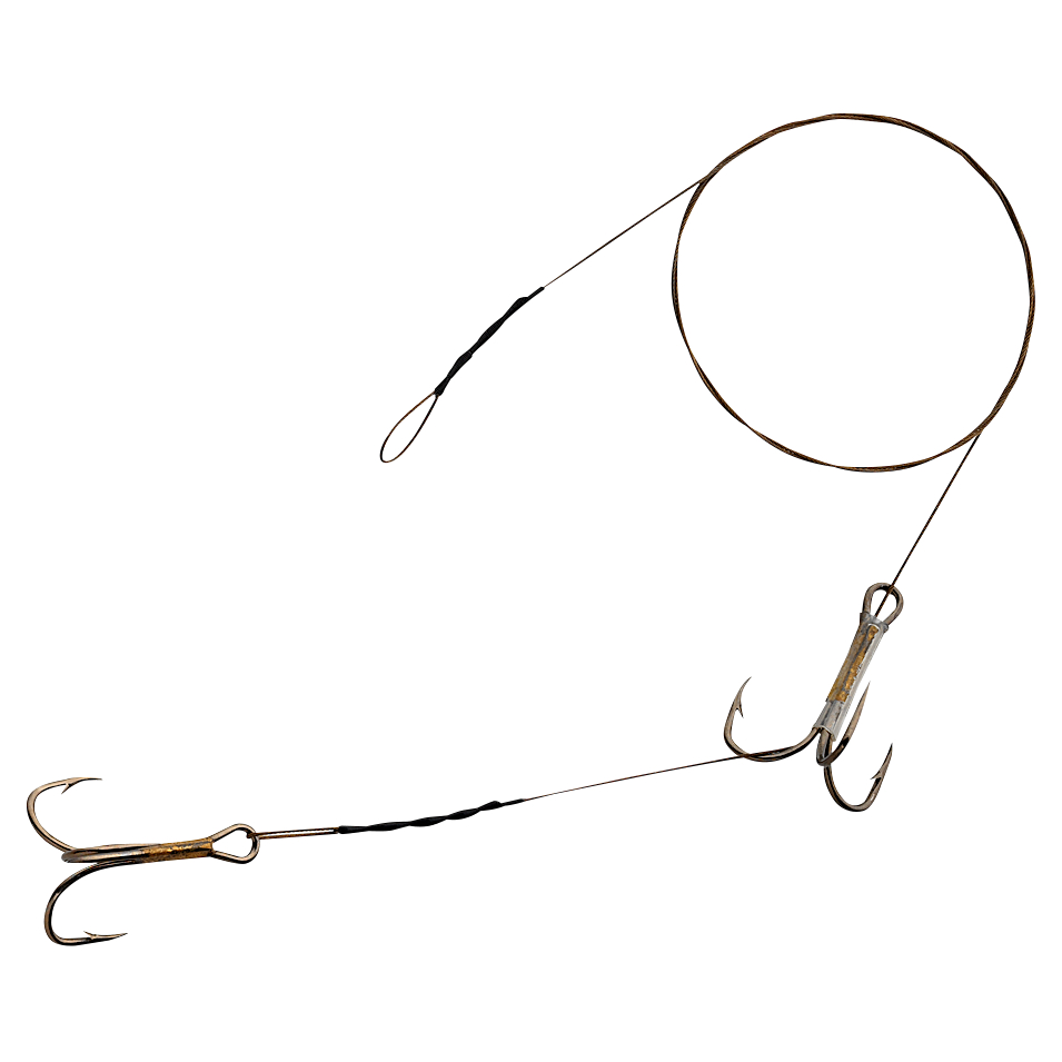 Riverman Steel Leader Double Treble Trace Predator