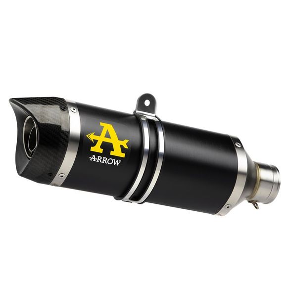 Arrow Thunder Alu dark silencer carbon end cap - BlackRef: AW0287 / 71821AKN