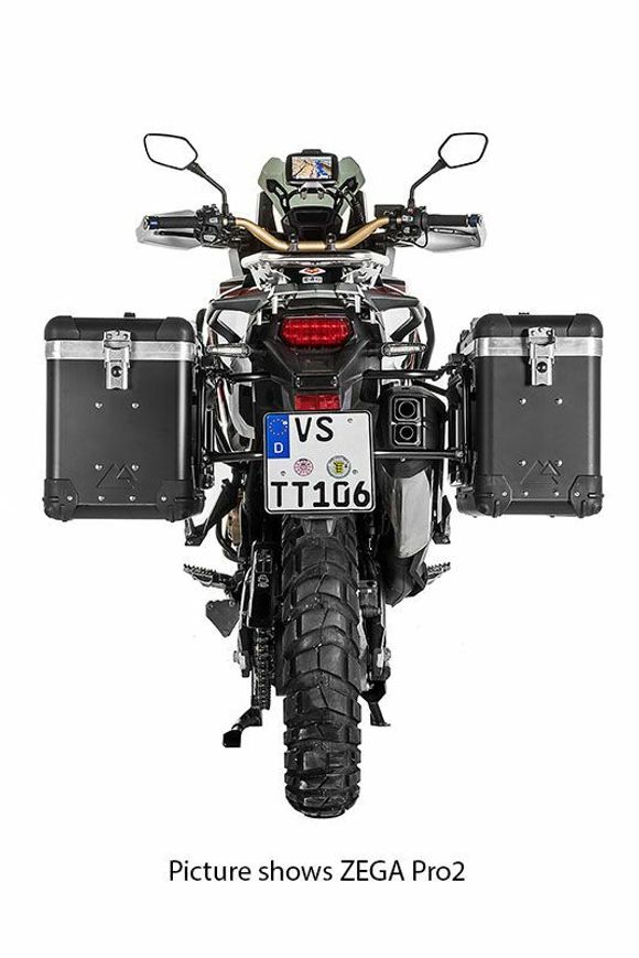 Touratech ZEGA Pro 31/38 suitcase - Gray support included - Gray anodizedRef: Trt01069A / 01-402-5731-0