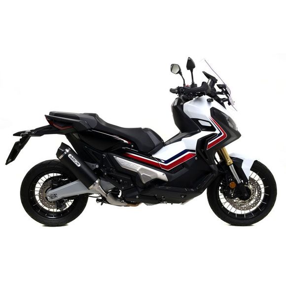 Arrow Alu Dark Race-tech silencer with carbon end capHONDA 750 X -ADV 750 DCT ABS - 2017 - 2024Ref: 71864AKN