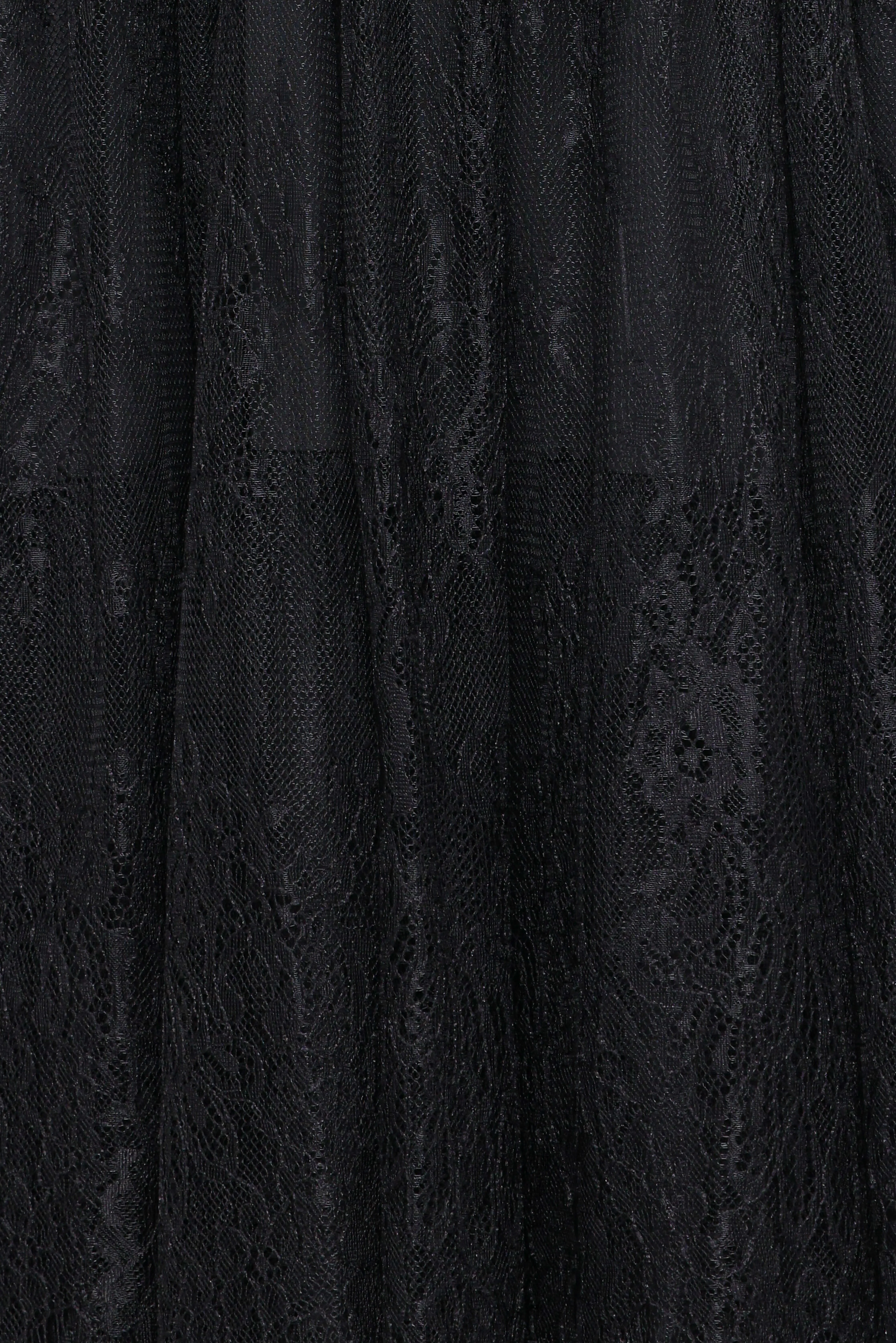 Bloom Strapless Maxi Dress - Black Lace