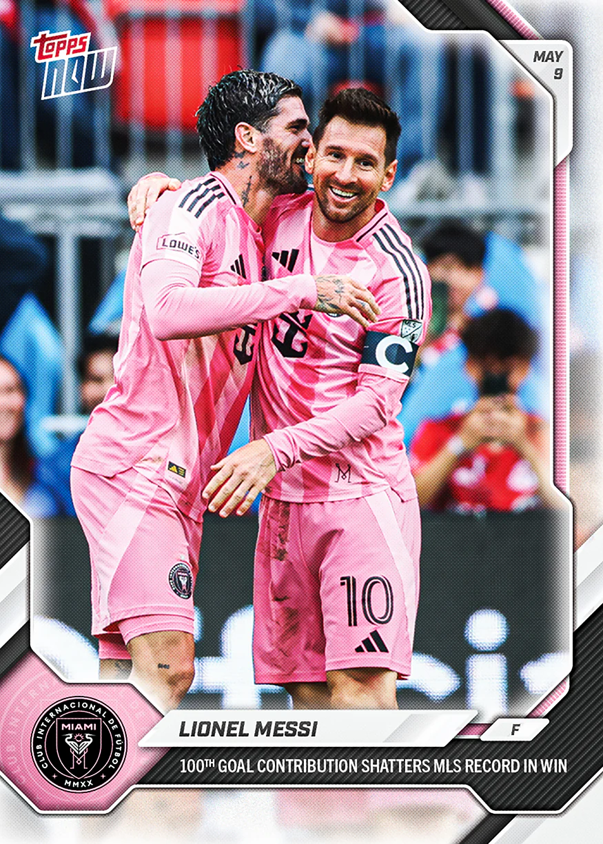 Lionel Messi - 2026 MLS Topps NOW® - Card 39 - PR: 5791