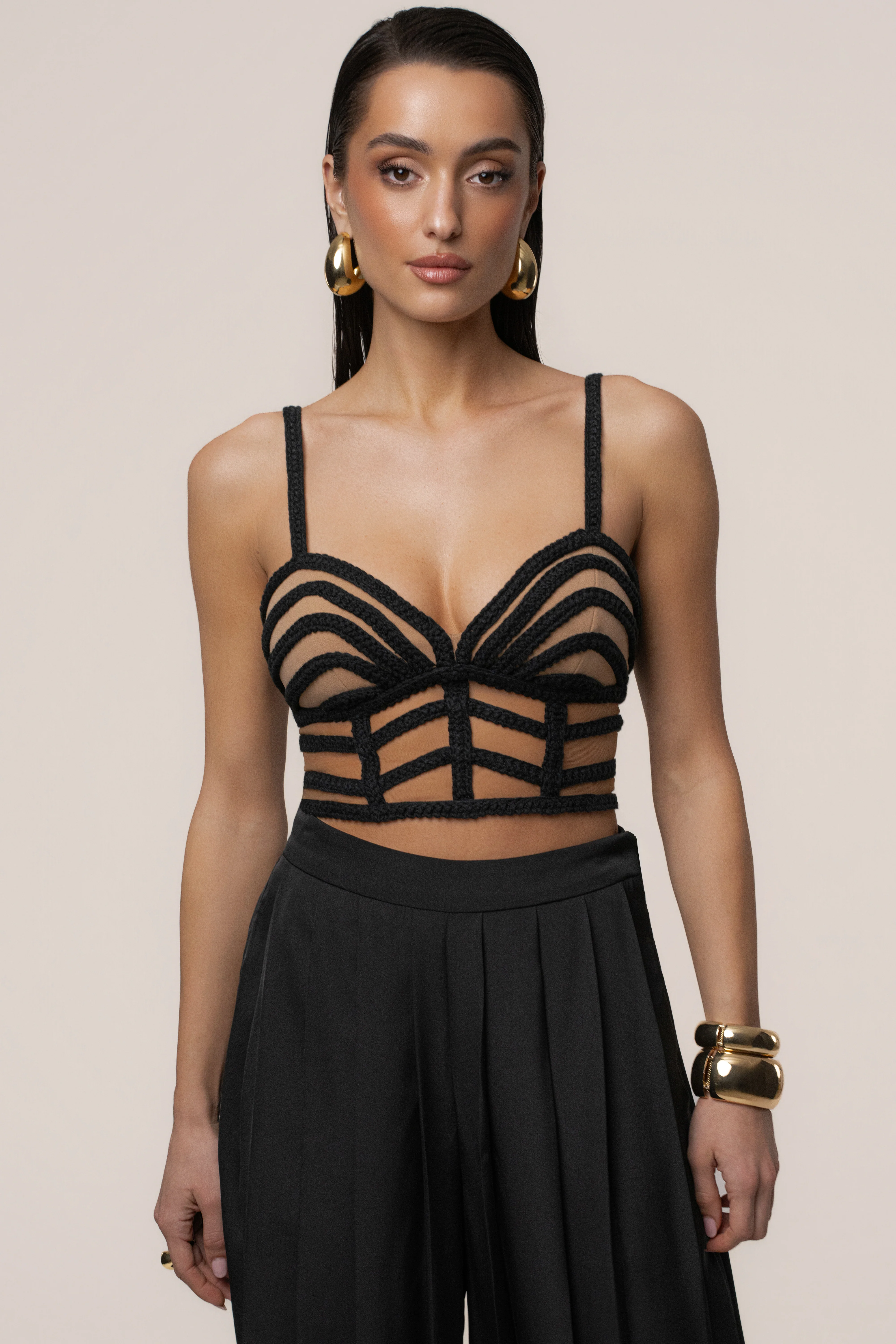 Black Serenity Bay Top