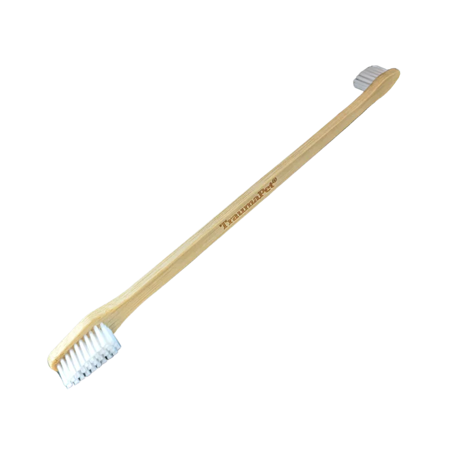 TraumaPet Bamboo Double-Sided Toothbrush