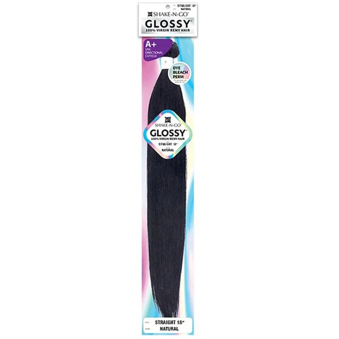 Shake N Go Glossy 100% Virgin Remy Hair A+ Weave - STRAIGHT 10-26