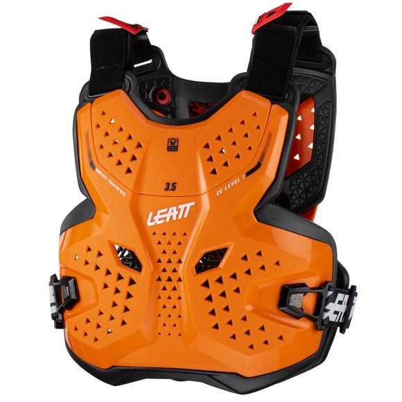 Pare pierre Leatt 3.5 JUNIOR - Orange / NoirRef : LB0654