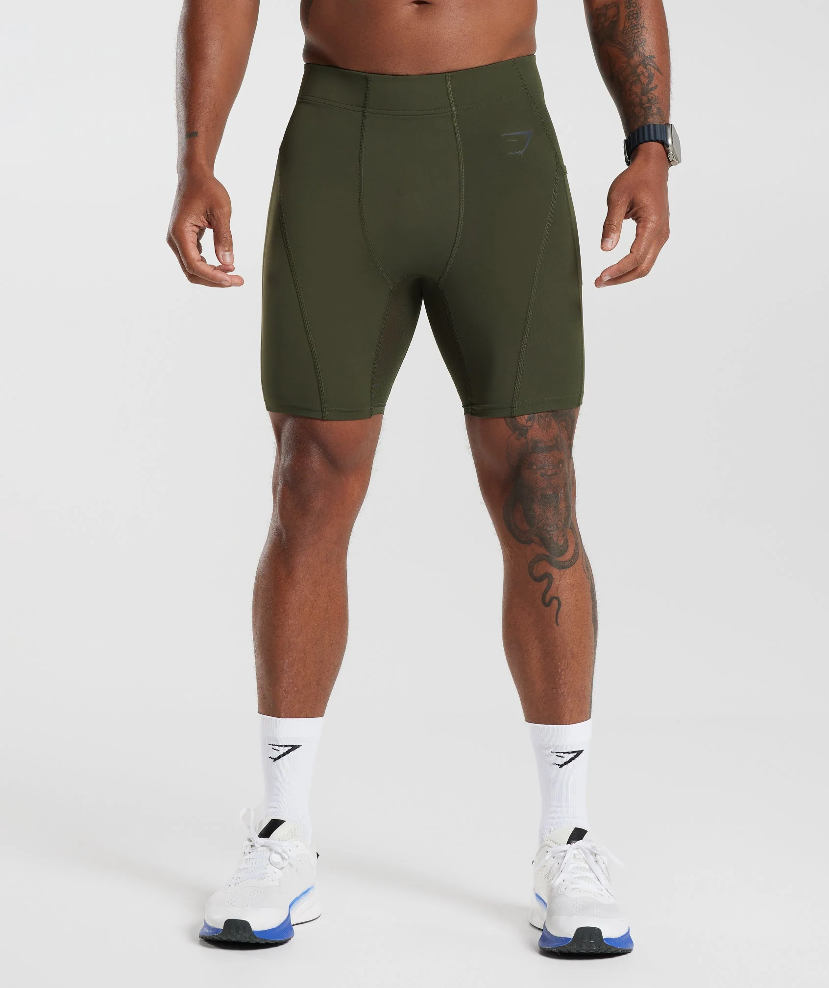 Control Baselayer Shorts Winter Olive