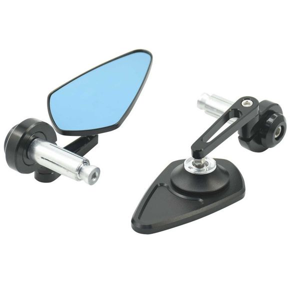 Brazoline flat RACER handlebar end mirror (pair) universalRef: 51022