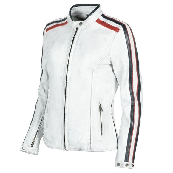 Moto Helstons Jade - White JacketRef: HS0846