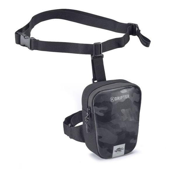 Kappa DR03 leg bag (1.5 liters) Universal - Black / GrayRef: kp1438 / dr03