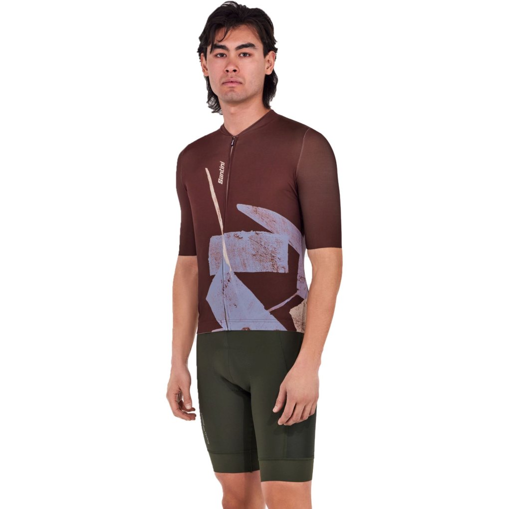 Santini Note Jersey Men 5S94075CNOTE - chocolate CC